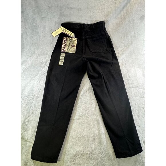 Sasson jeanwear Company Jeans Women's 15/16 Petite Black Denim Vintage - Picture 2 of 16